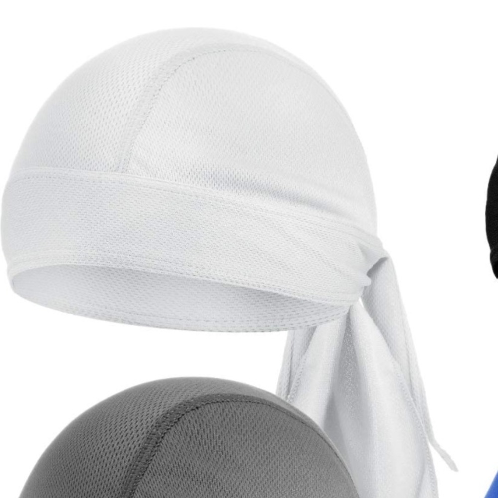 Chuangdi Sweat-Wicking Beanie Cap Skull Cap white